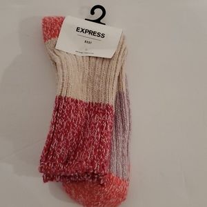 NWT Express Boot Socks